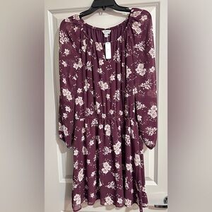 Floral Long Sleeve Dress